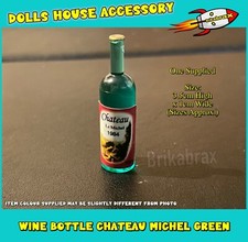 Dolls House Accessories: Food Wine Beer Cake Pizza Burger Coffee + More - New