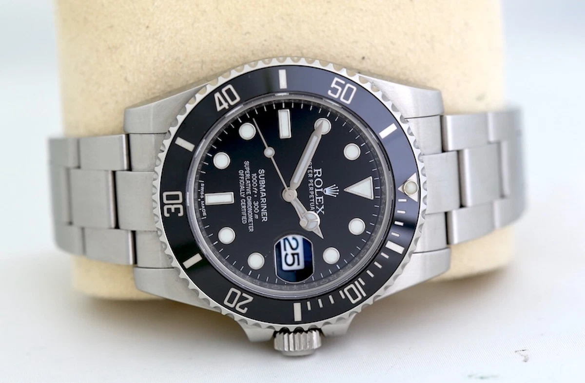 Rolex Submariner Date 2016 116610LN Automatic Watch eBay