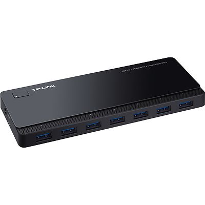 TP-Link 7-Port-USB-3.0-Hub mit 2 Ladeports (UH720), USB-Hub, schwarz