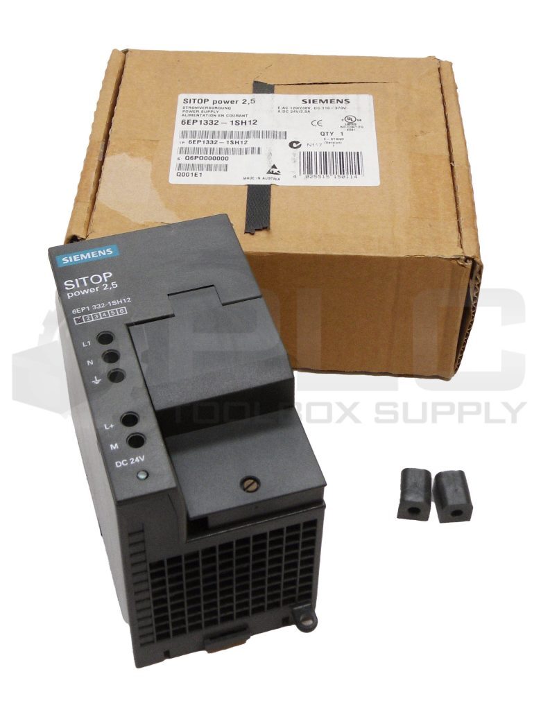 電源ユニット Siemens 6EP1332-1SH12 sitop power 2,5 NEW SIEMENS 6EP1332-1SH12 SITOP POWER SUPPLY 2.5 120/230V 1.3/0.7A
