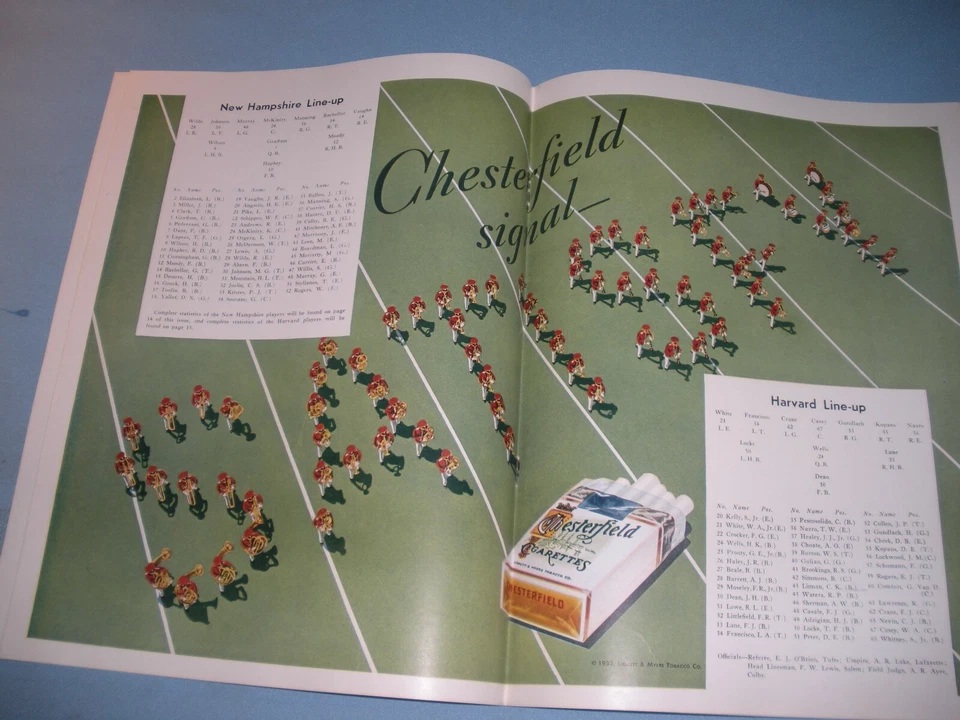 Harvard A A News October 14, 1933 Harvard New Hampshire Game Football - Image 2 of 4