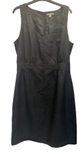 Gap Size uk 10 52% Wool Grey Sleeveless Short Sleeve work dress
