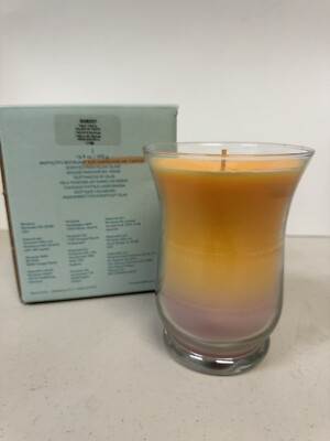 Rare Retired PartyLite BestBurn 16.9 Oz Slim Hurricane Jar Candle Fruit Fiesta