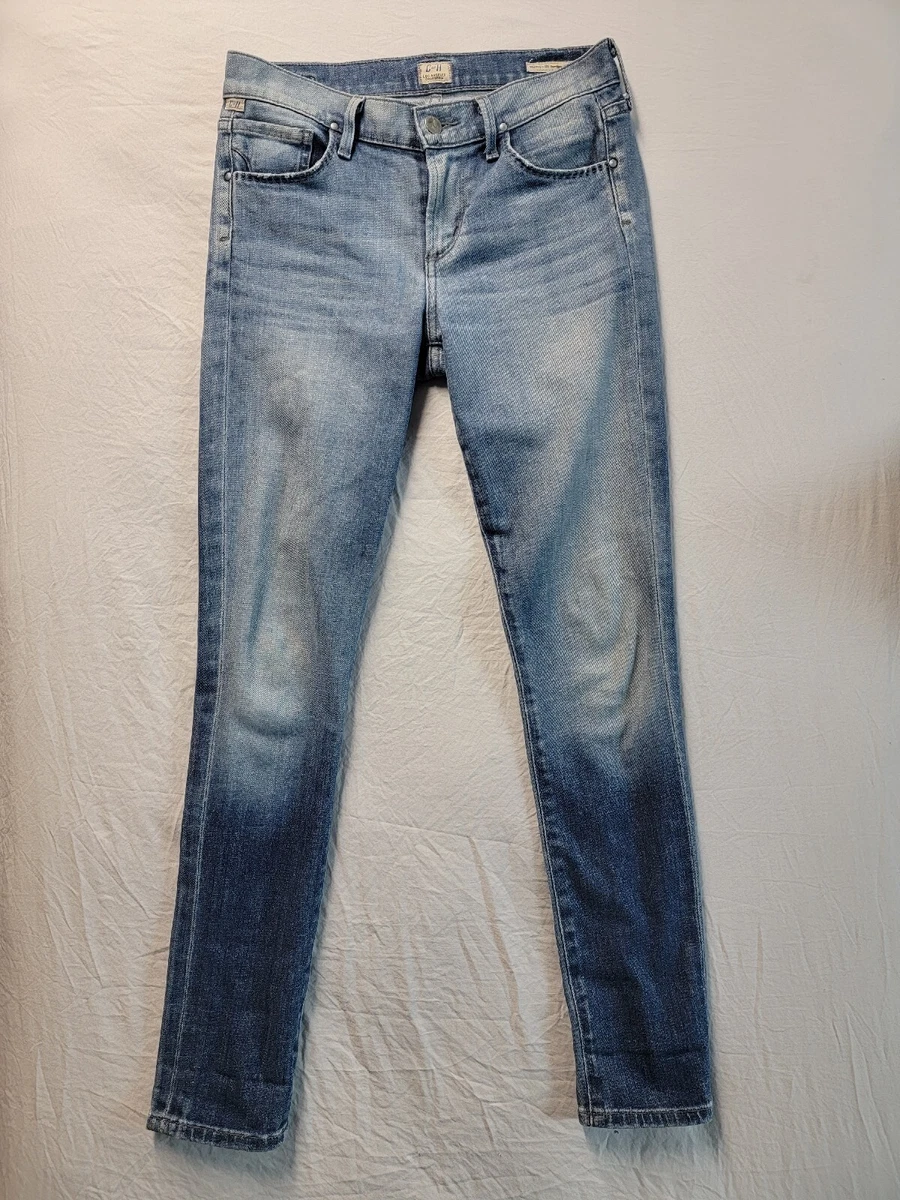 Citizens of Humanity Jeans Womans 4 Thompson Medium Rise Cropped Skinny