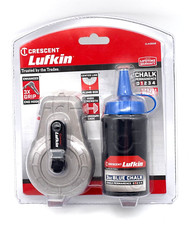 UPC 037103339157 product image for NEW Crescent Lufkin 100' Aluminum Chalk Reel with 3oz Blue Chalk CLA100AB ~Fr.Sh | upcitemdb.com