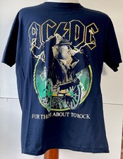 AC/DC For Those About To Rock" Graphic T-Shirt Size Medium