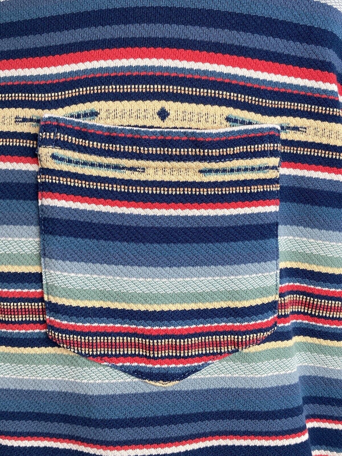 Double RL Ralph Lauren RRL Aztec Knit Pocket T Sh… - image 6