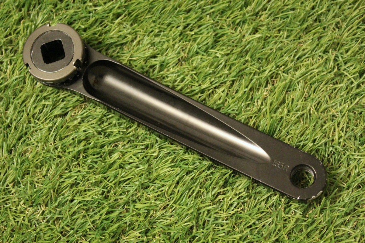 White Industries Right Crank Arm - 165mm, Black, Direct White Industries Right Crank Arm - 165mm, Black, Direct