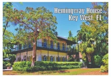Ernest Hemingway House, Key West, Florida, 2" x 3" Travel Fridge Magnet, KW904