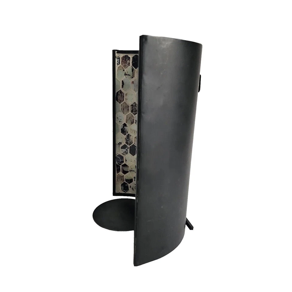 Suporte de vela pilar mosaico meio redondo 10"x8"x5.5" suporte de parede ou tampo de mesa - Imagem 3 de 4