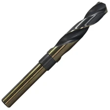 NEW Durable 9/16 in. High-Speed Steel Twist Drill Bit Finish with 1/2 in. Shank