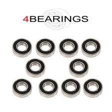 PACK OF 10 RUBBER SEALED 608 2RS BEARING 8MMX22MMX7MM