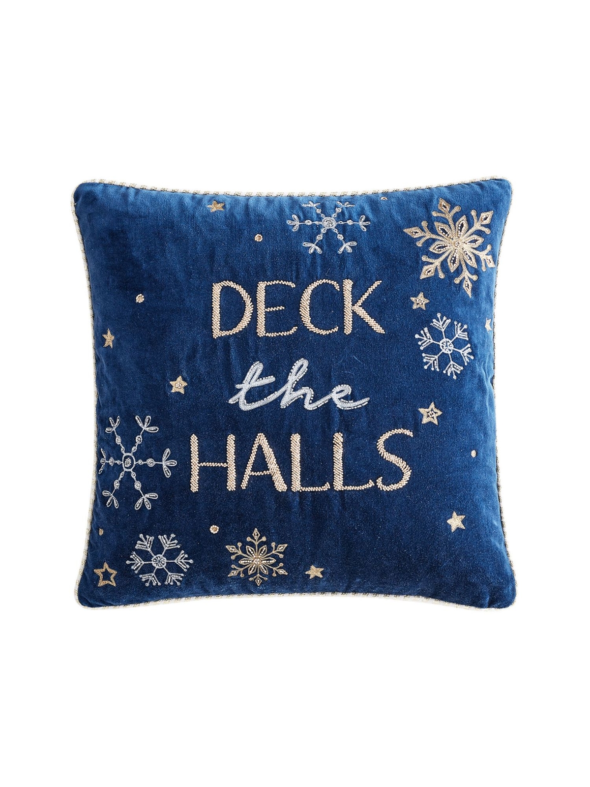 Декоративная подушка LACOURTE Blue с рисунком 20 x 20 дюймов