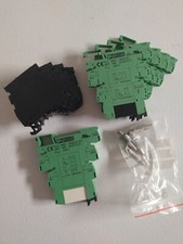 New Phoenix Contact Base With Relays LOT With Fuses