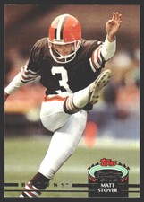 Matt Stover #245 1992 Stadium Club Cleveland Browns