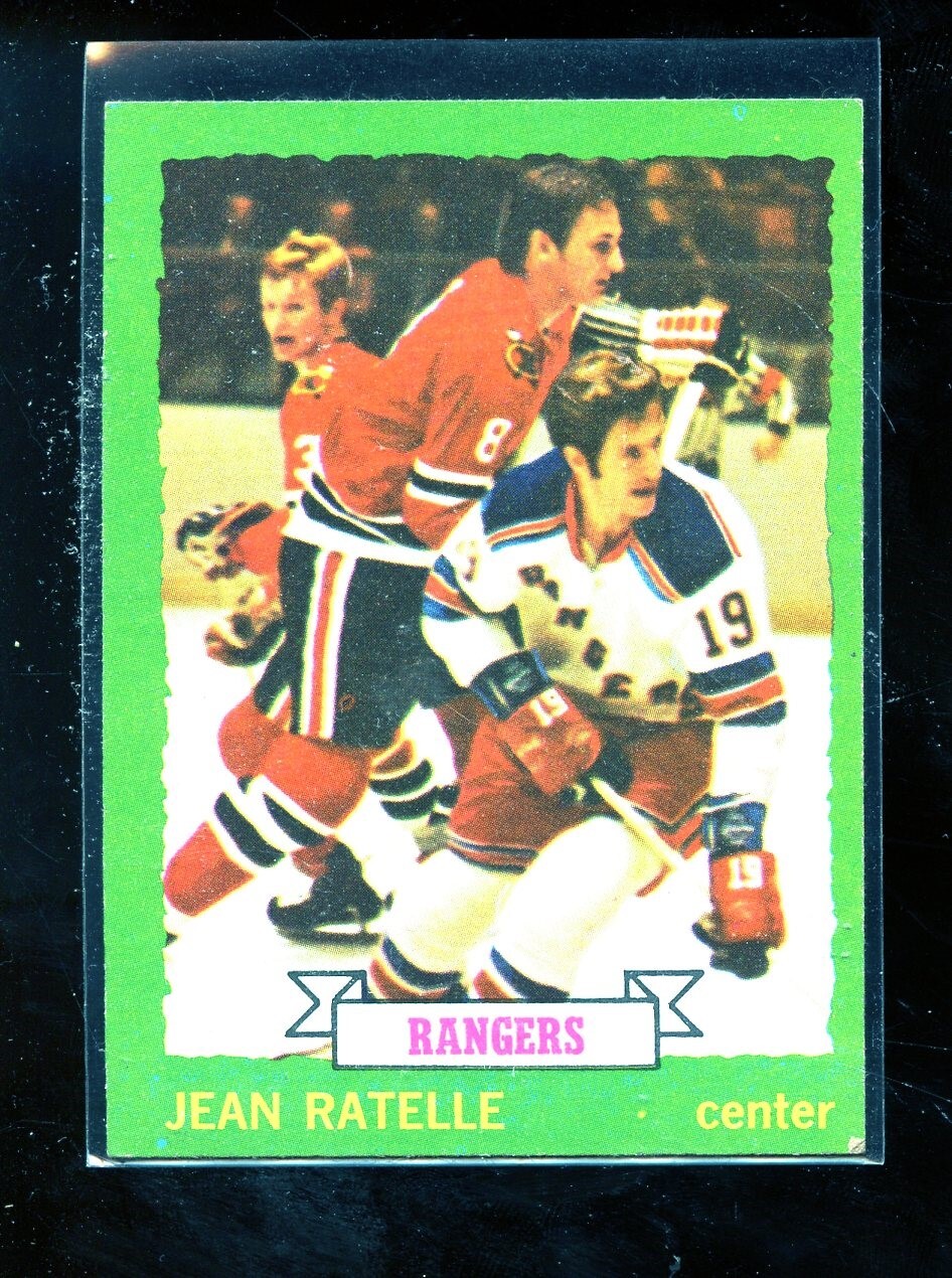 1973-74 TOPPS #73 JEAN RATELLE RANGERS NRMINT E022465 | eBay