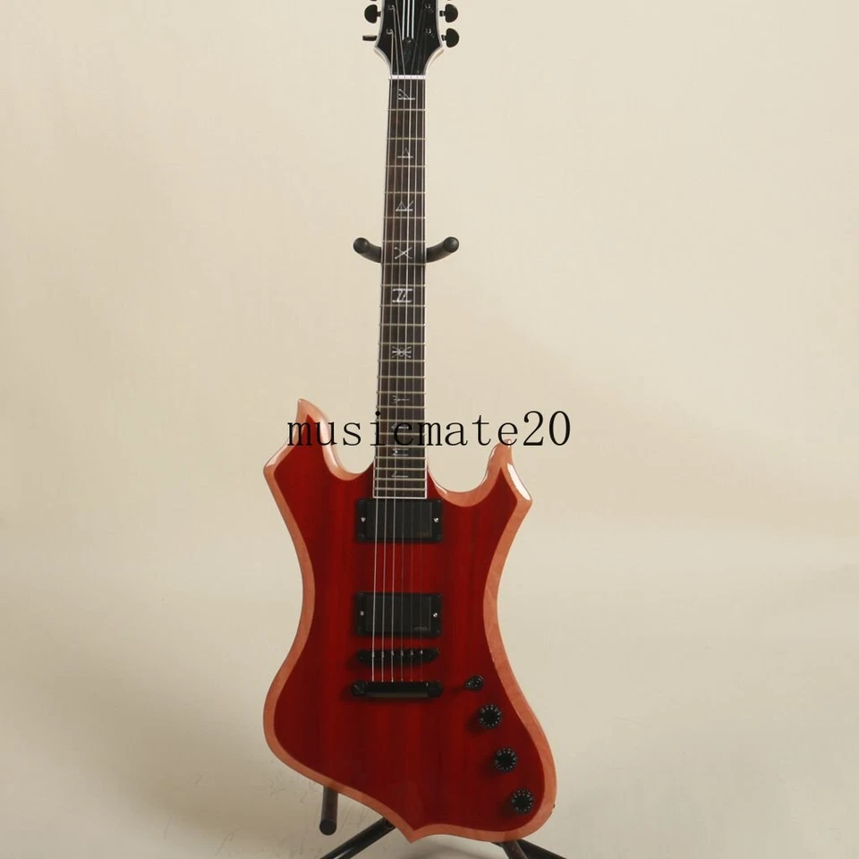 Guitarra Eléctrica Audio Nomad Personalizada Cocobolo Herrajes Negros Pastillas 2H Foto 2 de 4