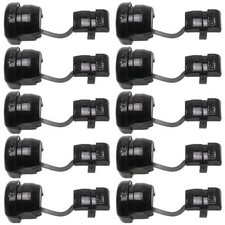 10pcs Wire Cover Round Cable Wire Strain Relief Bush Grommet Round Strain Relief