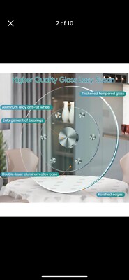 Tempered Glass Lazy Susan Large Lazy Susan Turntable - 20/23.5/27.5 Inch Tempered Glass Rotating Tray For Dining Table Serving Tempered Glass Turntable Tempered Glass Lazy Susan Large Lazy Susan Turntable - 20/23.5/27.5 Inch Tempered Glass Rotating Tray For Dining Table Serving Tempered Glass Turntable