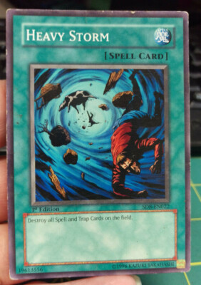 heavy storm yugioh card Ultra Pro Deck Protector - 60 Pro-Matte Light Blue Small Size Sleeves main image 1