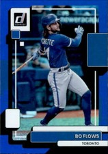 Bo Bichette 2022 Donruss Holo Blue Parallel Name Variation Card #170