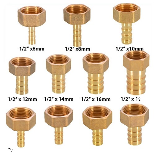 selling 14 pkgs Angle Valves Keeney Brass 1/2 x 3/8 Compression