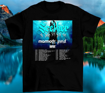NEW Seether The Surface Seems So Far Tour 2025 Black All Size Shirt AR1355