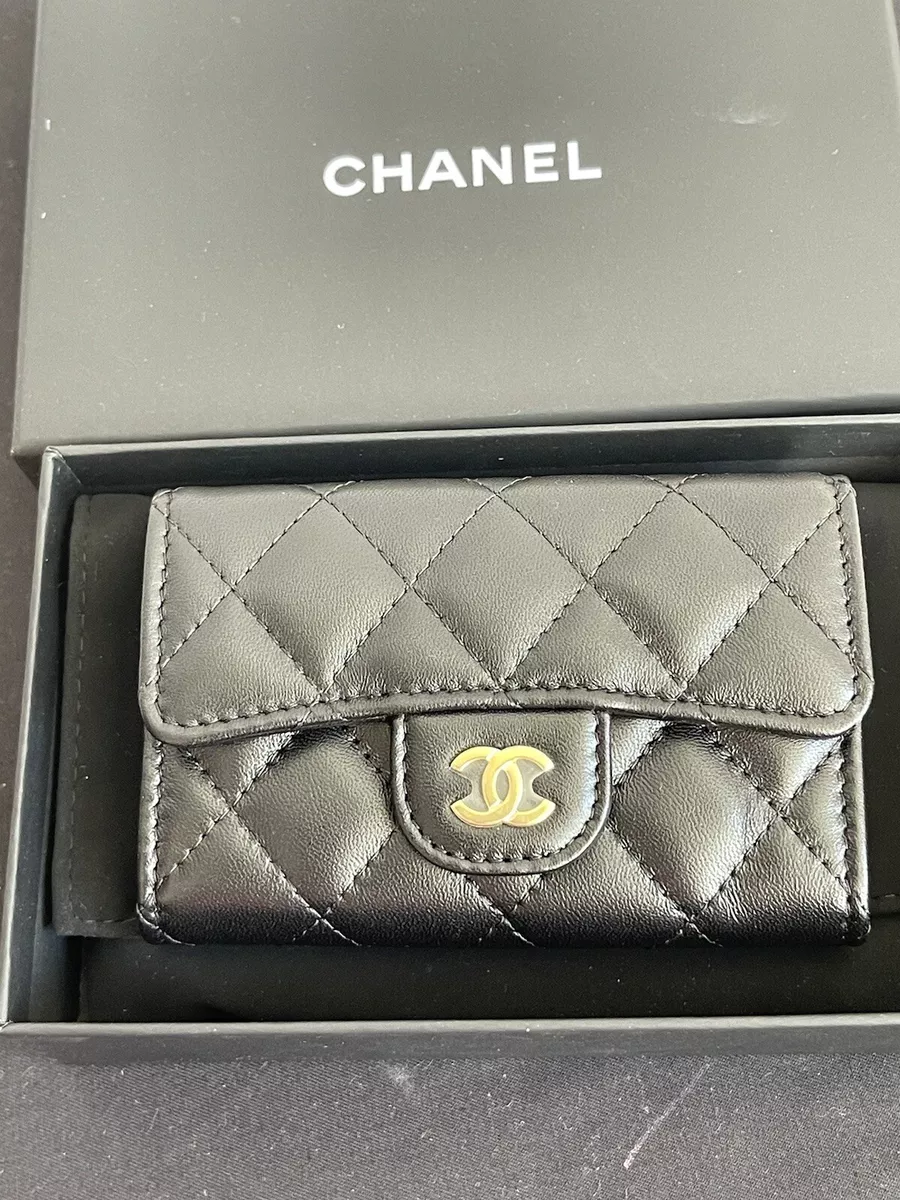 chanel classic card case wallet