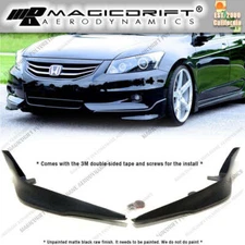 For 11-12 Honda Accord 4Dr Sedan JDM OE Sport Type-S Front Bumper Lip Urethane