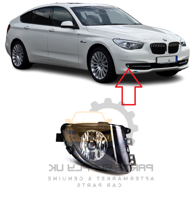 NEW FOR BMW 5 GT F07 2009 - 2013 FRONT FOG LIGHT LAMP RIGHT O/S