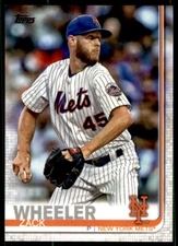 2019 TOPPS #371 ZACK WHEELER NEW YORK METS