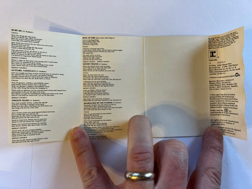 Vtg Guitars, Cadillacs, Etc., Etc.-Dwight Yoakam-Cassette, 1986 Reprise Records - Picture 5 of 6