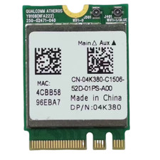 Atheros QCNFA222 AR5BWB222 2.4/5GHz BT4.0 802.11ABGN Wifi Card 4K380 M.2 Adapter