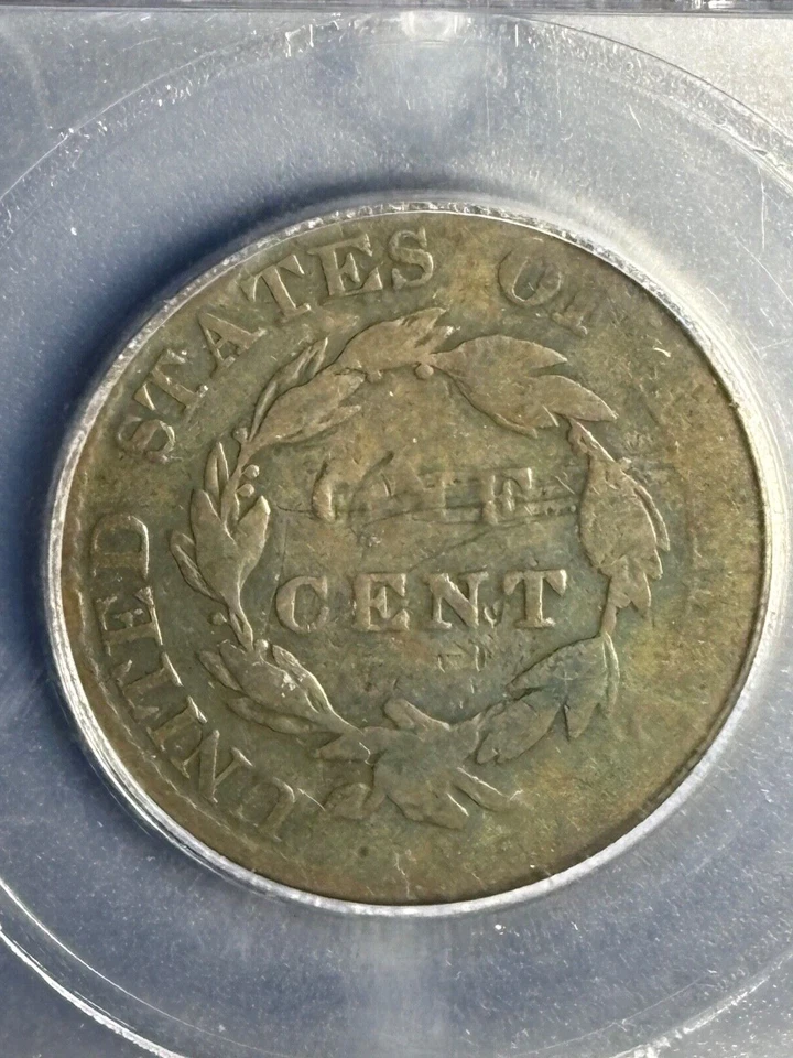 1824 CORONET HEAD LARGE CENT 1C ICG G6 DETAILS Scratched - Image 4 of 4