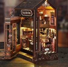 Book Nook Magic Coffee House Harry Potter themed 3D LED Puzzle Miniature