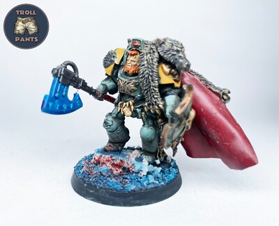 Warhammer 40k - Space Wolves Wolf Lord in Terminator Rüstung - Space Marines