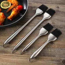 Silicone Basting Brush BBQ Grill Oil Sauce Brush Stainless Steel Handle OilBrush