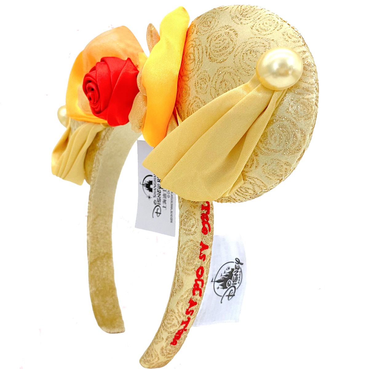 Disney Parks Beauty and the beast Bell Mickey Mouse Ears  display picture 1