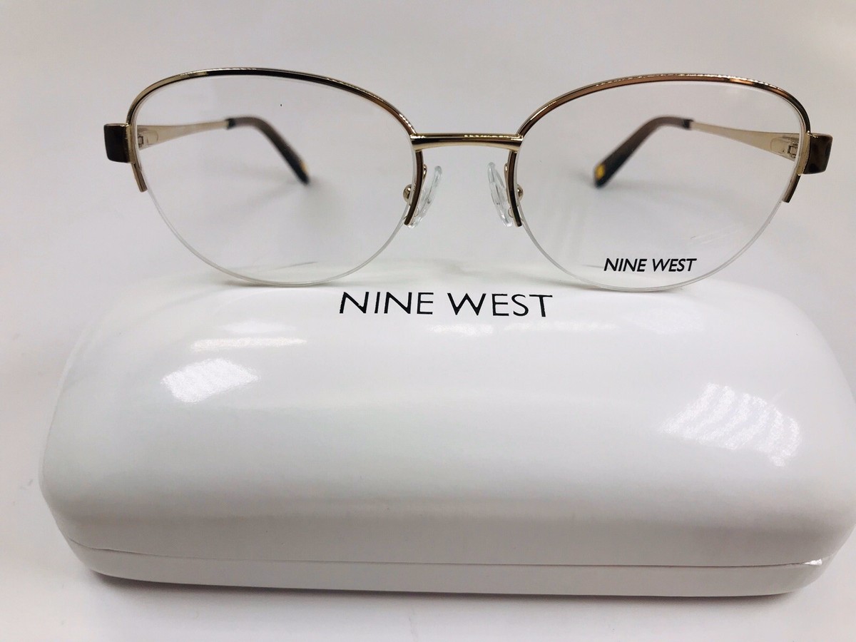 New Nine West NW 1060 717 Gold Eyeglasses 50mm with Case | eBay display picture 1