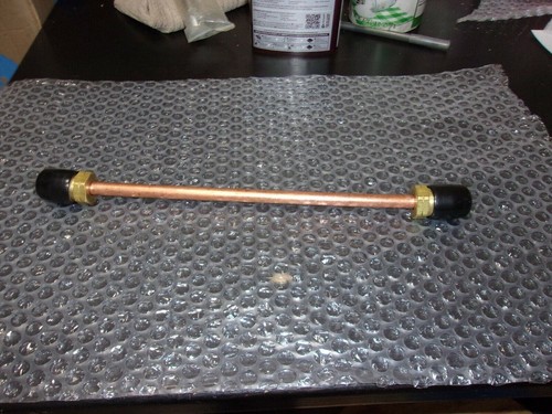 REGO 913PS12, M.POL X M.POL 7/8" Hex Short Nipple 12" Hogtail 3/8" Tube,NEW - Picture 6 of 6