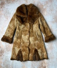 vintage 90s streetwear adorable afgan penny lane fur coat