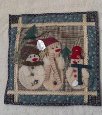 Seasonal Winter Holiday Throw Pillow Cover 15"x15"