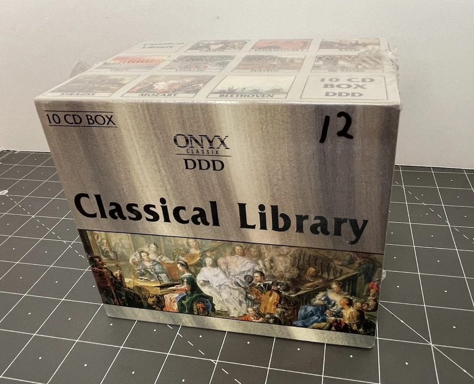 Classical Library by VA (10 CDs, 1994 Onyx Classix) 11 Hours/Various Orchestras - Image 2 of 4