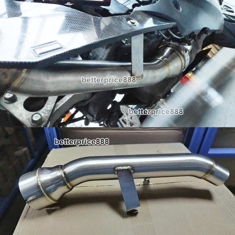 For Suzuki GSX-S1000 GSXS1000 2015~2024 Slip On System Exhaust Mid Link Pipe - Image 2 of 4