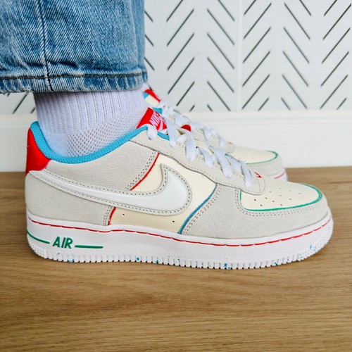 ⭐Nike AIR FORCE 1 Big Kids Retro shoes 6Y LOW LV8 HOLIDAY COOKIES GS FQ8350-110 - 第 2/13 張圖片