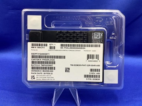 53M3R Dell INTEL SSDPF21Q400GBT P5800X 400GB U.2 NVME PCIE 4.0 2.5" SSD 053M3R - 第 1/5 張圖片