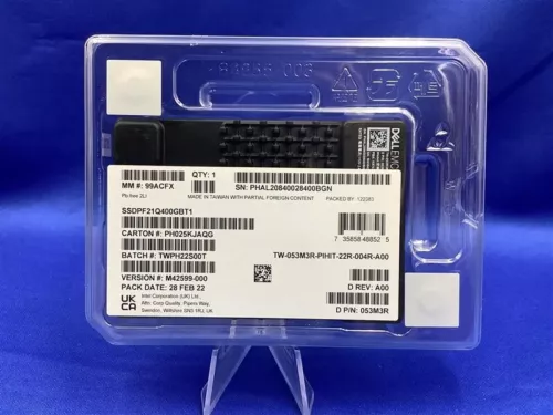 53M3R Dell INTEL SSDPF21Q400GBT P5800X 400GB U.2 NVME PCIE 4.0  2.5" SSD 053M3R