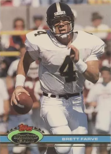 1991 Topps Stadium Club - Brett Favre #94 (RC) CSG 10