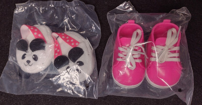 My Life As Coral Lifted Sneakers & Panda Platform Slippers for 18'' MLA Doll