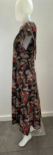 ULLA JOHNSON Devon Dress Floral Print Midi Cotton SZ 10 (READ ZIPPER - Picture 8 of 18